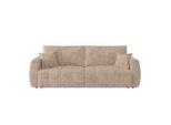 Luca Bessoni , Beige , Holz, Textil , Füllung: Schaumstoff,Schaumstoff , 245x74-90x104 cm , Stoffauswahl , Wohnzimmer, Sofas & Couches, Schlafsofas, Schlafsofas