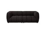 Mid.you , Braun , Textil , Kiefer , Hartholz , 240x80x95 cm , Made in EU ,