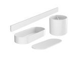Hansgrohe , Weiß , Kunststoff , 64.5x24.4x16.4 cm , Badezimmer, Badezimmeraccessoires, Badezimmer-Zubehör