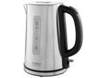 Caso Design , Schwarz, Edelstahlfarben , 1,7 l , 15.5x24x22 cm , GS-geprüft, CE , Überhitzungsschutz, 360°-Sockel, Beleuchtung , Kochen & Essen, Trinken, Tee & Kaffee