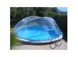 Möbelix , Transparent , Kunststoff , Pools & Wasserspaß, Poolzubehör, Poolabdeckungen, Pooldächer