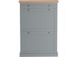Mid.you , Grau, Eichefarben , Holzwerkstoff , 1 Schublade(n) Schubladen , 80x105x30 cm ,