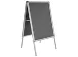 Mid.you , Silberfarben , Metall , 62.5x115.5x61 cm , abwischbar , Büromöbel, Bürobedarf, Pinnwände & Magnettafeln