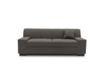 Mid.you , Braun, Schwarz , Textil , Wenge , Uni , 194x74x85 cm , Made in EU, FSC MIX , Rücken echt , Wohnzimmer, Sofas & Couches, Sofas, 2er Sofas