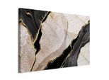 artgeist , Schwarz, Cappuccino , Holz, Textil , Kiefer , rechteckig , 120x80x1.2 cm , Keilrahmen , Dekoration, Bilder & Rahmen, Bilder, Abstrakte Bilder