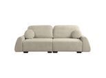 Livetastic , Beige , Textil , Kiefer , Füllung: Schaumstoff,Schaumstoff , 260x100x80 cm , Made in EU , Liegefunktion , Wohnzimmer, Sofas & Couches, Schlafsofas, Schlafsofas