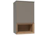 Vertico , Taupe, Eichefarben , Holzwerkstoff , 50x88x37 cm , Beimöbel erhältlich, hängend , Kleinmöbel, Hängeelemente