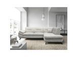 Mid.you , Beige , Textil , Füllung: Schaumstoff , 274x201 cm , Made in EU , Wohnzimmer, Sofas & Couches, Schlafsofas, Ecksofas mit Schlaffunktion