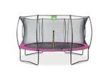 Exit Toys , Pink , Metall, Kunststoff , rund , 267 cm , TÜV-geprüft, GS-geprüft, EN 71, CE , Spielwaren, Outdoorspielzeug, Trampoline