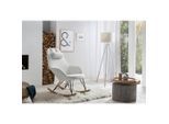 Livetastic , Weiß , Textil , Esche , vollmassiv , 67x107x105 cm ,