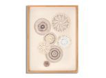 Möbelix , Braun, Beige , Textil, Holzwerkstoff , Kiefer , 45x60x3.2 cm , Dekoration, Bilder & Rahmen, Wanddeko
