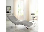 Livetastic , Grau , Textil , 65x65-95x171 cm , Made in EU , Relaxfunktion, Rücken echt , Wohnzimmer, Sofas & Couches, Relaxliegen & Récamièren, Relaxliegen