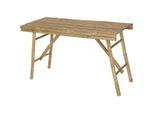 Möbelix , Naturfarben , Holz , Bambus , 118x73x56 cm , Gartenmöbel, Gartentische, Gartentische