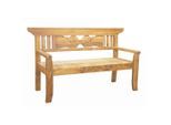 Gardenson , Braun , Holz , Teakholz , Hartholz , 163.5x97x61 cm , Abstellfläche, mit Rückenlehne, abwischbar , Gartenmöbel, Gartenbänke
