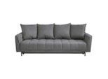 Livetastic , Grau , Textil , Uni , Füllung: Schaumstoff , 235x70x108 cm , Stoffauswahl ,