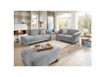 Sit & More , Silberfarben , Textil , Buche , 194x84x91 cm , Goldenes M, Oeko-Tex® Standard 100, Made in Europe, DGM-Klimapakt , Rücken echt, Armteil rechts , Wohnzimmer, Sofas & Couches, Relaxliegen & Récamièren