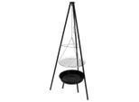 Möbelix , Schwarz , Metall , 77x157x67.5 cm , Freizeit im Garten, Gartenaccessoires, Feuerschalen