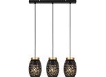 James Wood , Schwarz, Goldfarben , Metall , 58x120x6 cm ,