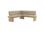 James Wood , Beige , Holz, Textil , Eiche , Sperrholz , 212x170 cm , Esszimmer, Bänke, Polsterbänke