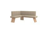 Möbelix , Beige , Textil, Holzwerkstoff , L-Form , 160x140 cm , Esszimmer, Bänke, Eckbänke