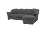 Mid.you , Grau , Textil , Uni , 233x142 cm , Made in EU, FSC MIX , Rücken echt , Wohnzimmer, Sofas & Couches, Schlafsofas, Schlafsofas