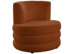 Livetastic , Rostfarben , Textil , 90x82x85 cm , Made in EU , Wohnzimmer, Sessel