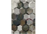 Esprit , Grün, Mehrfarbig, Dunkelgrün, Olivgrün , Textil , Graphik , rechteckig , 160x225 cm , Textiles Vertrauen - Oeko-Tex®, Hohenstein, AZO-frei, Oeko-Tex® Standard 100 , für Fußbodenheizung geeignet, in verschiedenen Größen erhältlich, Fasern thermofixiert (heatset), lichtunempfindlich, pflegeleicht, strapazierfähig, leicht zusammenrollbar , Teppiche & Böden, Teppiche, Webteppiche