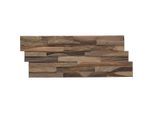 Möbelix , Dunkelbraun , Holz , Teakholz , Holz , 20x2x50 cm , Dekoration, Wandverkleidungen, Wandverkleidungen