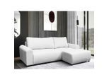Mid.you , Creme , Textil , Ottomane rechts, L-Form , 250x160 cm , Made in EU , Liegefunktion , Wohnzimmer, Sofas & Couches, Wohnlandschaften, Ecksofas
