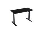 Möbelix , Schwarz , Metall, Kunststoff, Holzwerkstoff , rechteckig , 120x70.5-119.5x60 cm , höhenverstellbar, Memoryschalter , Büromöbel, Schreibtische, Schreibtische