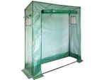 Möbelix , Grün, Transparent , Metall , 195x200x60 cm , Freizeit im Garten, Gartenpflege, Gewächshäuser