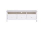 Livetastic , Weiß , Holz , Kiefer , massiv , 3 Schublade(n) Schubladen , 160x57x45 cm , Beimöbel erhältlich , Wohnzimmer, TV-Möbel, TV- & Lowboards