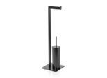 Moeve , Schwarz , Metall , 20x71x20 cm , Badezimmer, WC-Ausstattung, Toilettenpapierhalter