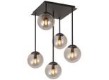 James Wood , Schwarz , Metall, Glas , Abstraktes , 41x60x41 cm , RoHS, Bsci ,