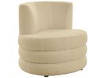 Livetastic , Beige , Textil , 90x82x85 cm , Made in EU , Wohnzimmer, Sessel