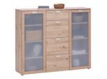 Möbelix , Holzwerkstoff , 6 Fächer , 4 Schublade(n) Schubladen , 135x115x37 cm ,