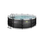 Exit Toys , Schwarz , Kunststoff , Lederoptik , 122 cm , Pools & Wasserspaß, Pools, Aufstellpools, Frame-Pools