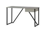 Livetastic , Grau , Holz, Metall , Kiefer , vollmassiv , 1 Schublade(n) Schubladen , rechteckig , 53x75x126 cm , Stauraum , Büromöbel, Schreibtische, Schreibtische