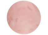 Esprit , Rosa , Textil , Uni , rund , Textiles Vertrauen - Oeko-Tex®, Hohenstein, Oeko-Tex® Standard 100 , für Fußbodenheizung geeignet, in verschiedenen Größen erhältlich, für Hausstauballergiker geeignet , Teppiche & Böden, Teppiche, Hochflorteppiche, Hochflorteppiche rund