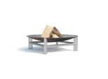 Möbelix , Edelstahlfarben, Rostfarben , Metall , 58x20x58 cm , Grüner Punkt, Made in Europe, Handmade in Europe , abnehmbare Standfüße, hitzebeständig , Freizeit im Garten, Gartenaccessoires, Feuerschalen