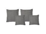 Livetastic , Grau , Textil , Füllung: Silikon, Schaumstoffflocken,Silikon, Schaumstoffflocken , 42x53 cm , Made in EU , Heimtextilien, Wohntextilien, Kissen, Zierkissen