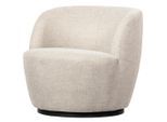 Livetastic , Weiß , Textil , 70x68x77 cm , Sitzfläche 360° drehbar, Bezug abnehmbar , Esszimmer, Esszimmerstühle, Stühle