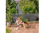 Möbelix , Titanfarben , Kunststoff , 90x500 cm , Freizeit im Garten, Gartenaccessoires, Sichtschutz Balkon & Garten, Balkon- & Zaunblenden