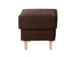 Max Winzer , Braun , Textil , Buche , quadratisch , 53x45x53 cm , Goldenes M, Made in Europe ,
