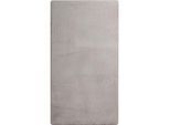 Luca Bessoni , Silberfarben , Textil , rechteckig , 80x150 cm , Oeko-Tex® Standard 100 , für Fußbodenheizung geeignet , Teppiche & Böden, Teppiche, Fellteppiche