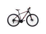 KS Cycling , Rot, Schwarz , Metall , 139x76x21 cm , Freizeit, Fahrräder & Zubehör, Mountainbikes