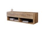 P & B , Kastanienfarben , Holzwerkstoff , 100x30x31 cm , Fsc, Made in EU , stehend, hängend ,