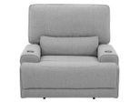 Mid.you , Hellgrau , Holz, Metall, Textil , Pappel , Sperrholz , 122x106x102 cm , Relaxfunktion ,