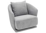 Livetastic , Grau , Textil , Füllung: Silikon , 83x80x75 cm , Made in EU , Esszimmer, Esszimmerstühle, Polsterstühle