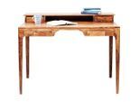 Kare-Design , Braun , Holz , Sheesham,Sheesham , 4 Schublade(n) Schubladen , rechteckig , 85x70x110 cm , Büromöbel, Schreibtische, Schreibtische